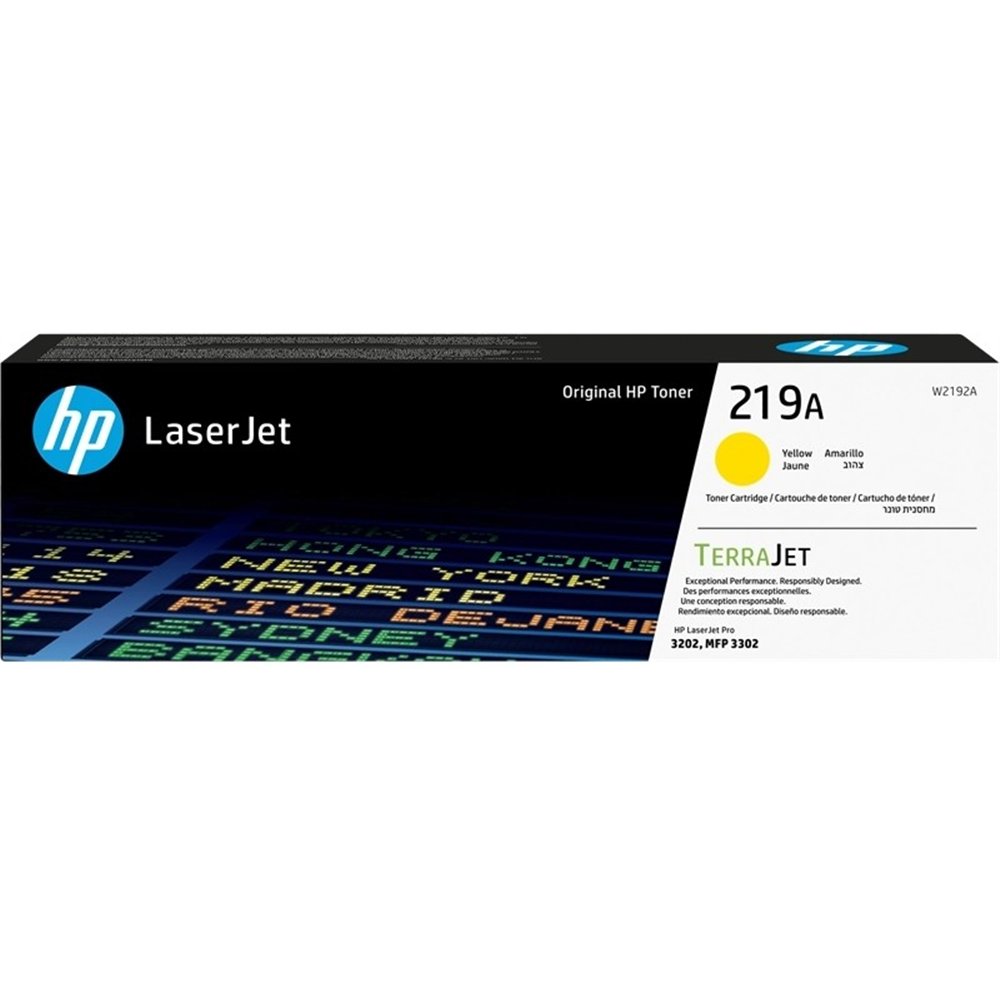 toner hp w2192a 219a yellow