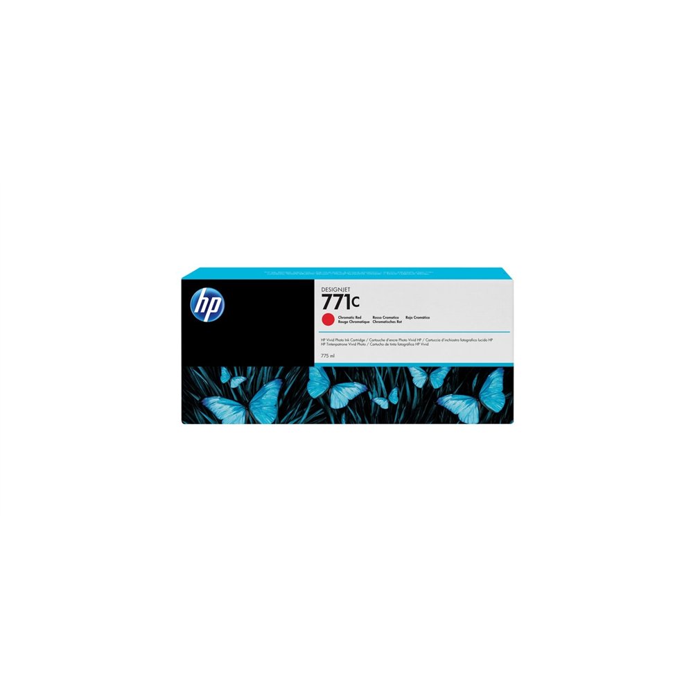 cartucho hp 771c rojo b6y08a
