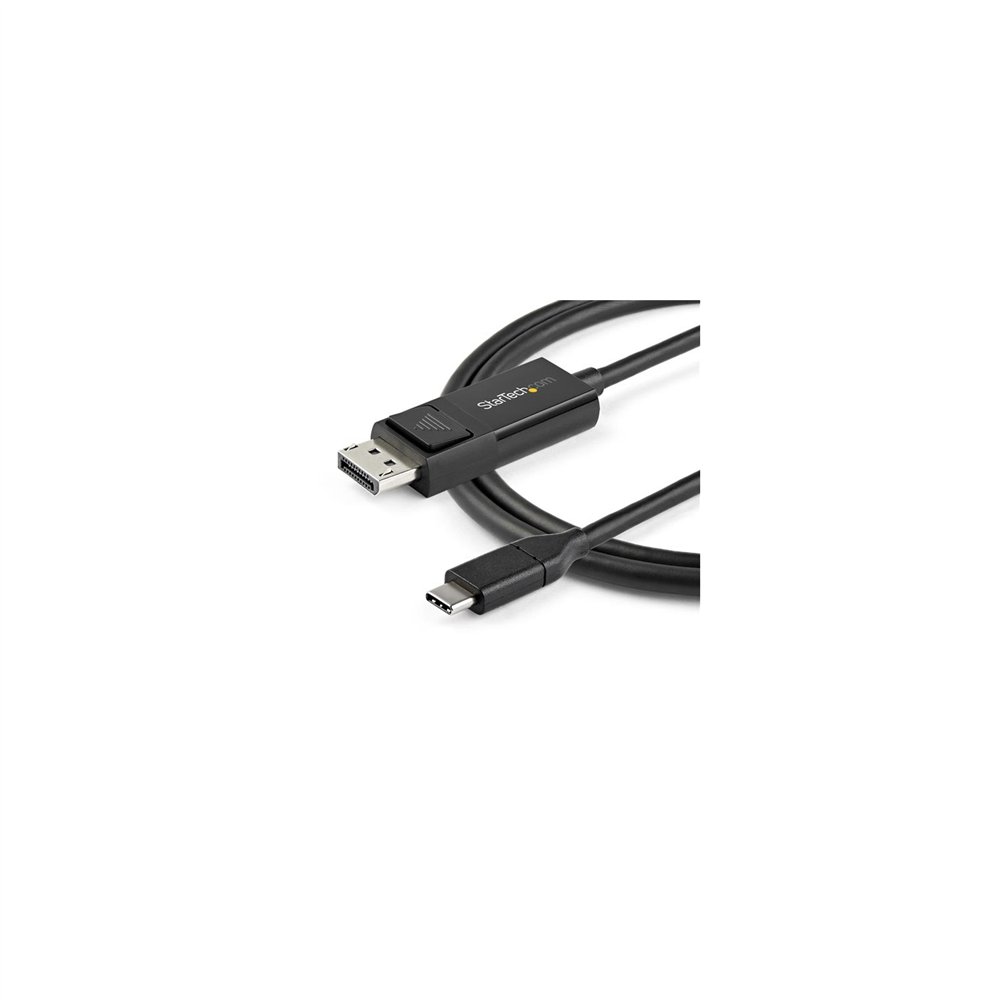 startech.com 1m - cable usb-c a displayport 1.2 - bidireccional negro