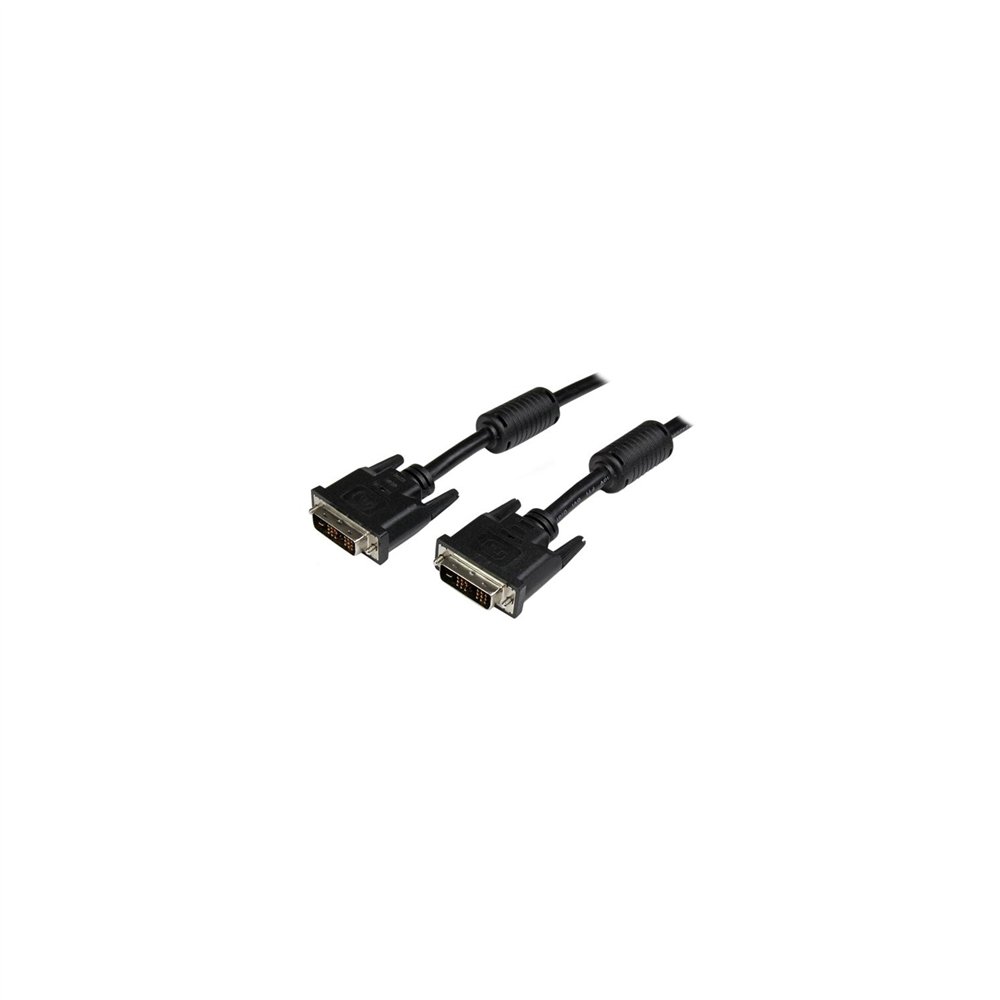 startech.com cable de 3m dvi-d de enlace simple - macho a macho negro