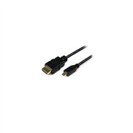 startech.com cable hdmi de alta velocidad con ethernet a micro hdmi - macho a macho - 0.5m negro