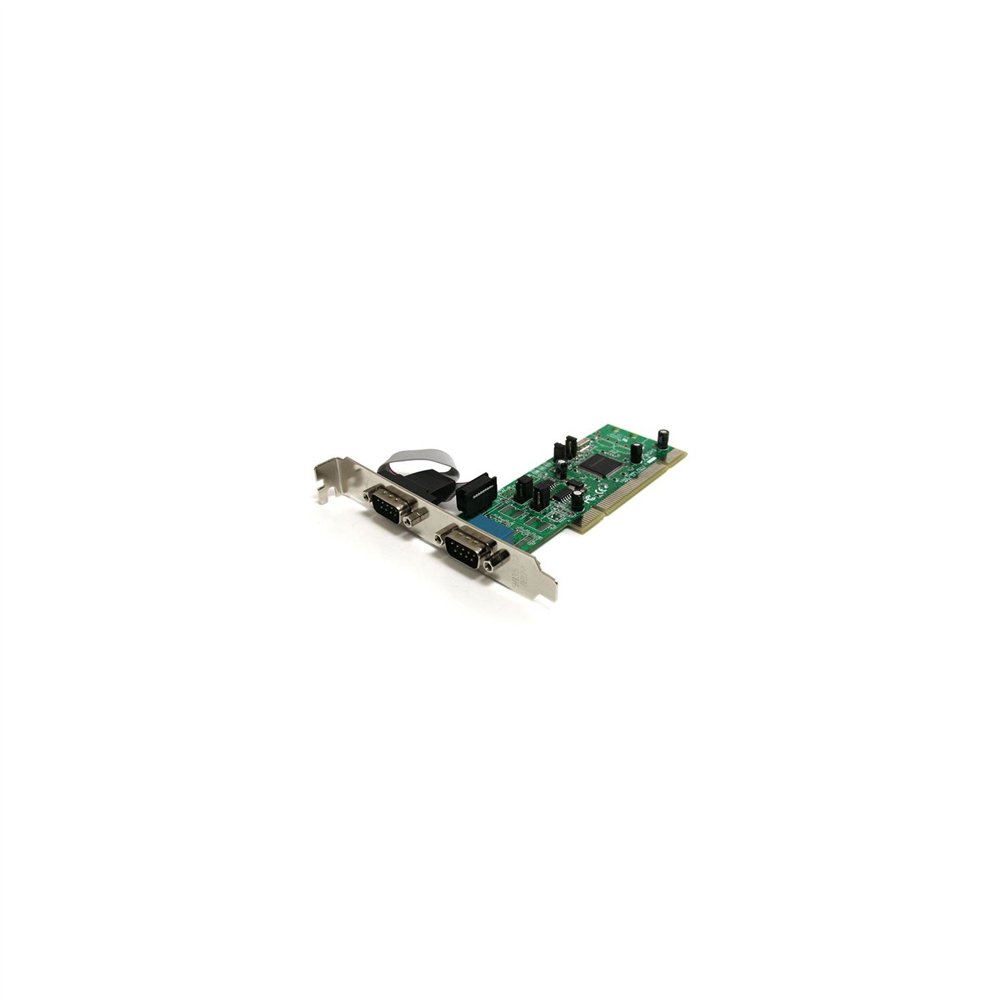 startech.com tarjeta adaptadora pci de 2 puertos serie rs422/485 db9 uart 161050 5v o 3.3v - pci2s4851050