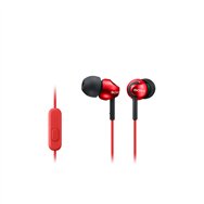 sony mdr-ex110ap auriculares dentro de oido 3.5mm rojo