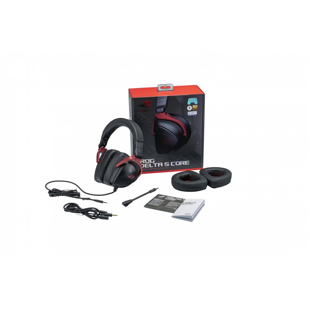 asus rog delta s core auriculares alámbrico diadema juego negro
