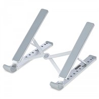 startech.com soporte elevador plegable para ordenador portátil - riser ajustable portátil ergonómico para ordenador laptop - est