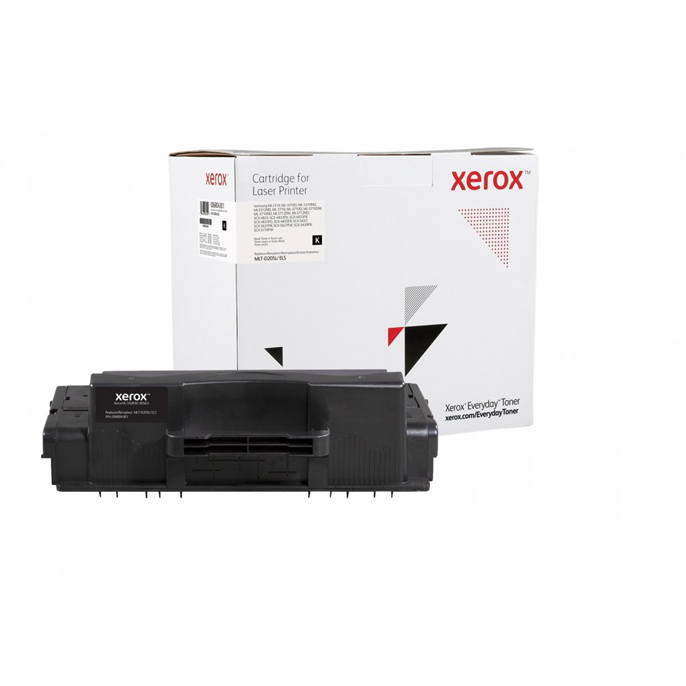 everyday tóner negro compatible con samsung mlt-d205l, alto rendimiento
