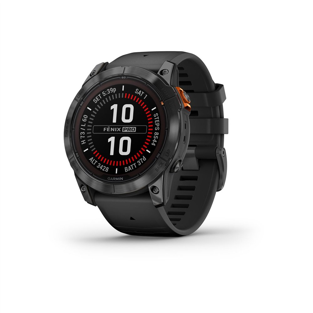 garmin fä“nix 7x pro 3,56 cm (1.4") mip 51 mm digital 280 x 280 pixeles pantalla táctil gris wifi gps (satélite)