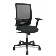 piqueras y crespo silla zulema sincro malla negra asiento bali negro brazos 2d ruedas 65