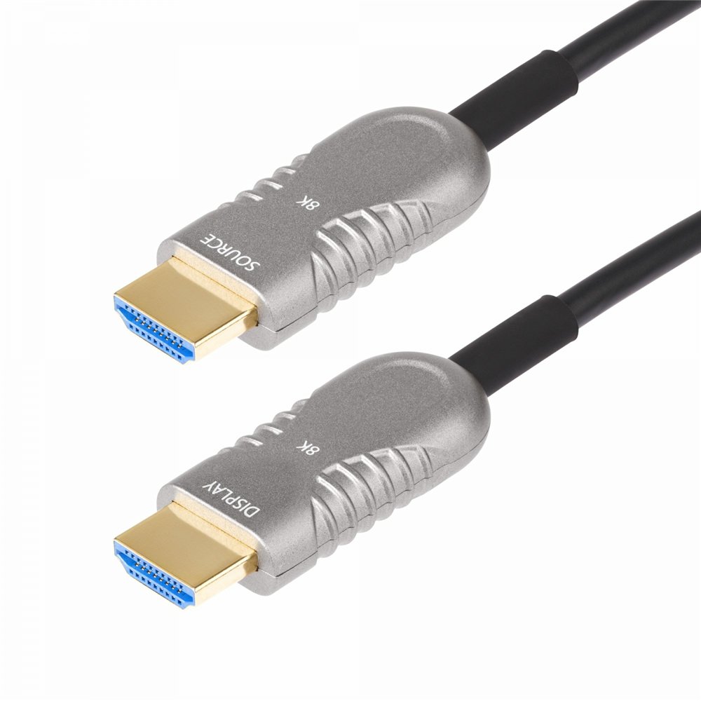 startech.com cable hdmi 2.1 hí­brido activo í“ptico aoc de 15,2m - cmp plenum - cable hdmi 2.0/2.1 de ultra alta velocidad 8k de