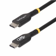 startech.com cable de carga usb-c de 2m - cable usb tipo c - certificación usb-if - pd de 240w epr - cable usb 2.0 usb-c de carg