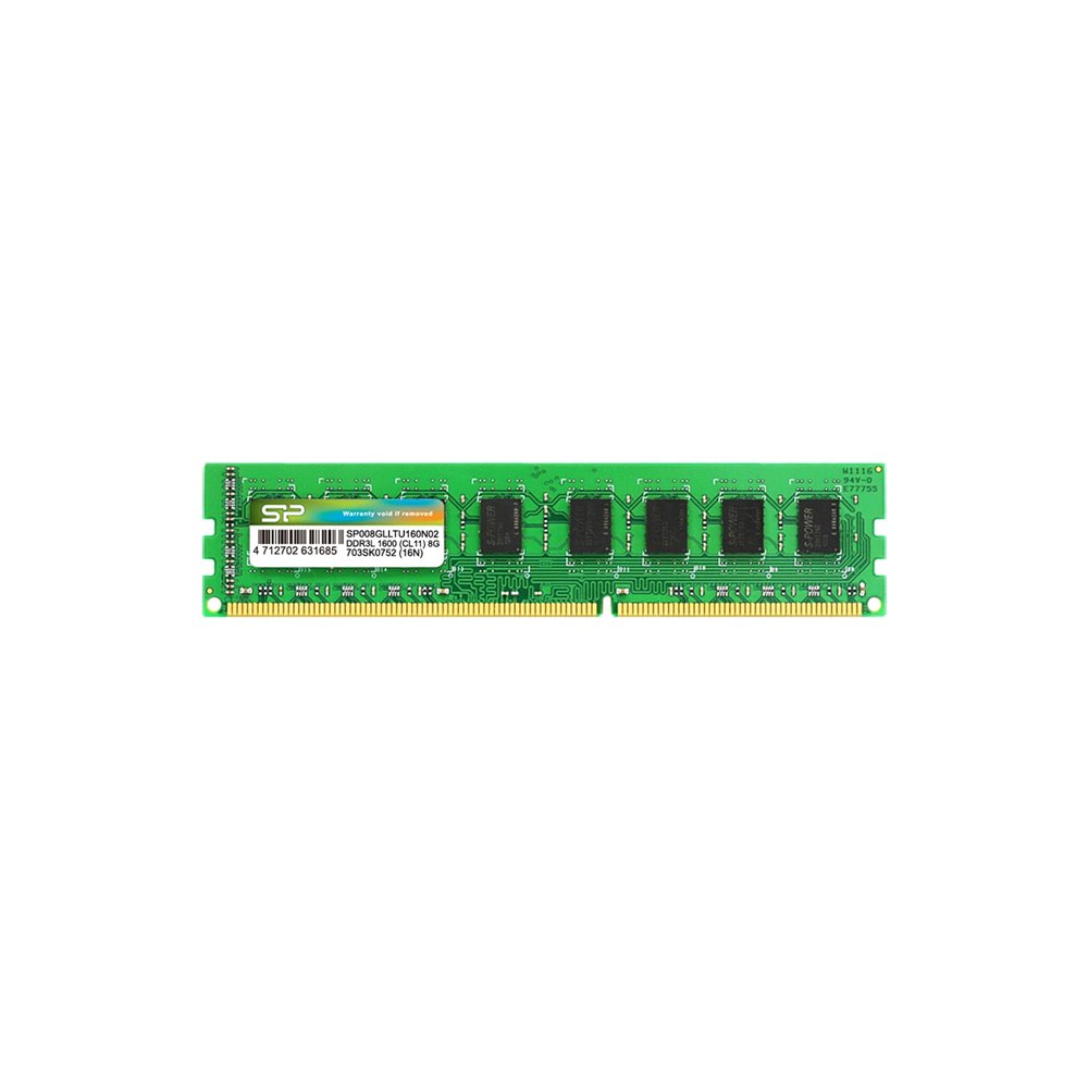 silicon power sp008glltu160n02 módulo de memoria 8 gb 1 x 8 gb ddr3l 1600 mhz