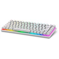 alienware pro wireless gaming keyboard teclado juego usb + rf wireless + bluetooth blanco