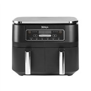 ninja af300 doble 7,6 l independiente 2470 w freidora de aire caliente negro