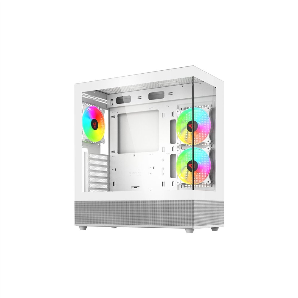 savio sigma x1 white carcasa de ordenador cubo blanco