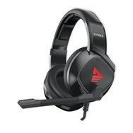 savio strike auriculares alámbrico diadema música/uso diario negro, rojo