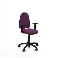 piqueras y crespo a?na cp similpiel morado brazos 1d base poliamida ruedas engomadas 50mm