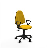 piqueras y crespo algarra as bali amarillo brazos fijos base poliamida ruedas nailon 50mm