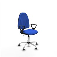 piqueras y crespo algarra cp bali azul brazos fijos base cromada topes