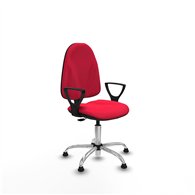 piqueras y crespo algarra cp bali rojo brazos fijos base cromada topes