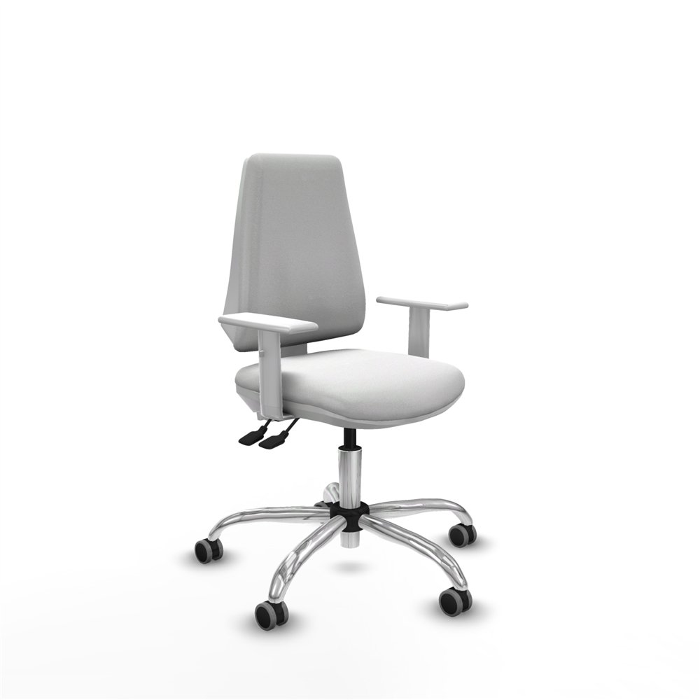 piqueras y crespo elche blanca asincro bali blanco brazos blancos base cromada ruedas 65mm engomadas