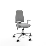 piqueras y crespo elche blanca asincro bali gris claro brazos blancos base cromada ruedas 65mm engomadas