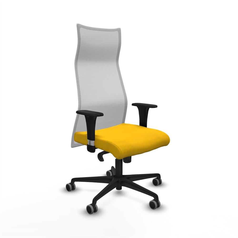 piqueras y crespo albacete malla sincro malla blanca bali amarillo brazos 1d base nailon ruedas 65mm engomadas