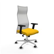 piqueras y crespo albacete malla sincro malla blanca bali amarillo brazos 2d base aluminio ruedas 65mm engomadas