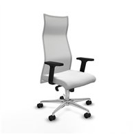 piqueras y crespo albacete malla sincro malla blanca bali blanco brazos 2d base aluminio ruedas 65 mm nailon