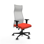 piqueras y crespo albacete malla sincro malla blanca bali naranja oscuro brazos 1d base nailon ruedas 65mm engomadas