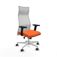 piqueras y crespo albacete malla sincro malla blanca bali naranja brazos 2d base blanca ruedas 65mm engomadas