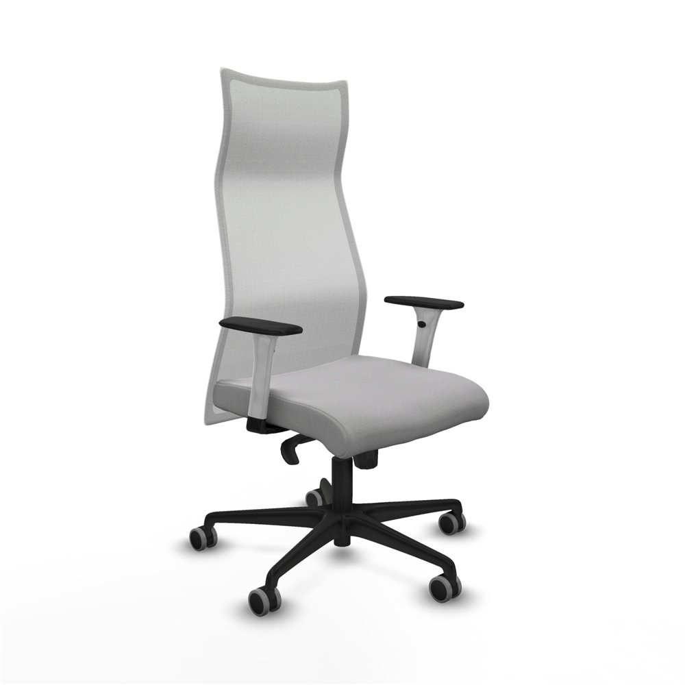 piqueras y crespo albacete malla sincro malla blanca bali gris claro brazos blancos base nailon ruedas 65mm engomadas