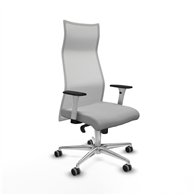 piqueras y crespo albacete malla sincro malla blanca bali gris claro brazos blancos base aluminio ruedas 65mm engomadas