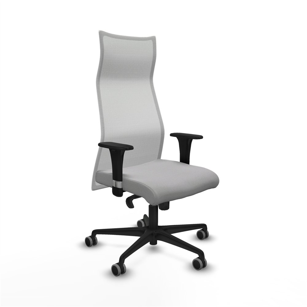 piqueras y crespo albacete malla sincro malla blanca bali gris claro brazos 1d base nailon ruedas 65mm engomadas