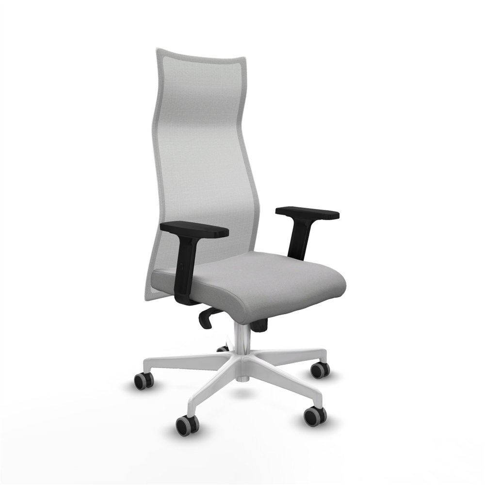 piqueras y crespo albacete malla sincro malla blanca bali gris claro brazos 2d base blanca ruedas 65mm engomadas