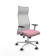 piqueras y crespo albacete malla sincro malla blanca bali rosa brazos blancos base aluminio ruedas 65mm engomadas
