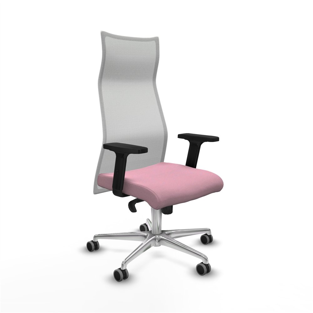 piqueras y crespo albacete malla sincro malla blanca bali rosa brazos 2d base aluminio ruedas 65mm engomadas