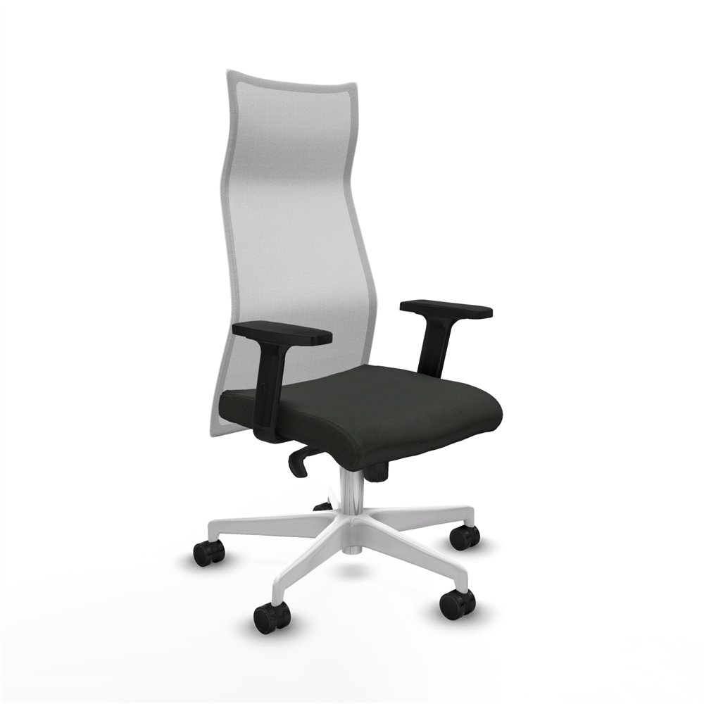 piqueras y crespo albacete malla sincro malla blanca bali negro brazos 2d base blanca ruedas 65 mm nailon