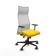 piqueras y crespo albacete malla sincro malla blanca similpiel amarillo brazos blancos base nailon ruedas 65mm engomadas