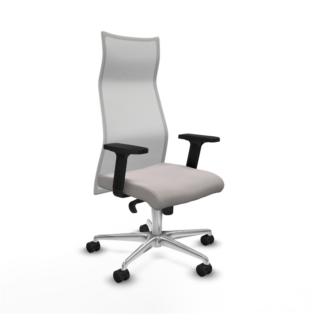 piqueras y crespo albacete malla sincro malla blanca similpiel blanco brazos 2d base aluminio ruedas 65 mm nailon