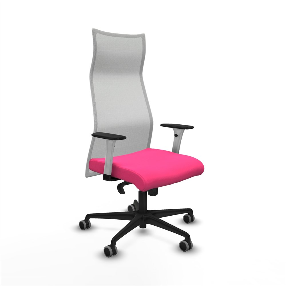 piqueras y crespo albacete malla sincro malla blanca similpiel rosa brazos blancos base nailon ruedas 65mm engomadas