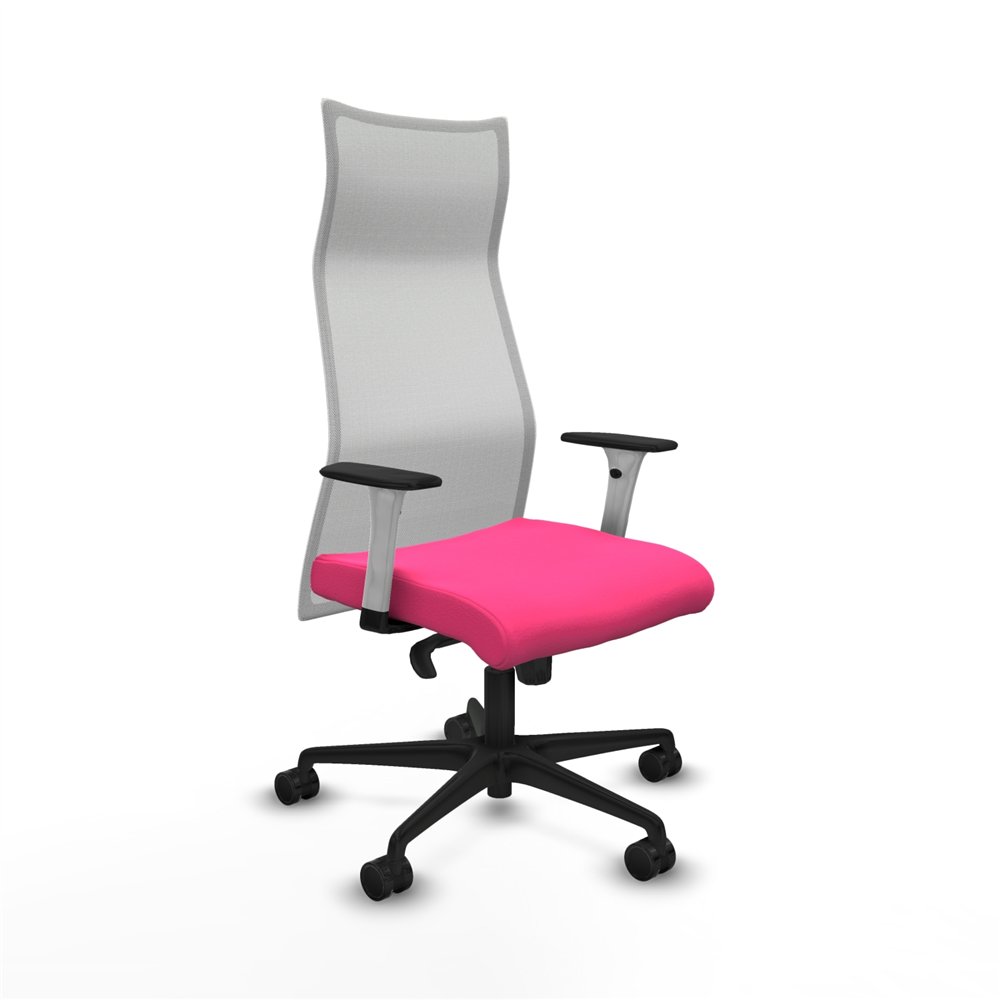 piqueras y crespo albacete malla sincro malla blanca similpiel rosa brazos blancos base nailon ruedas 65 mm nailon