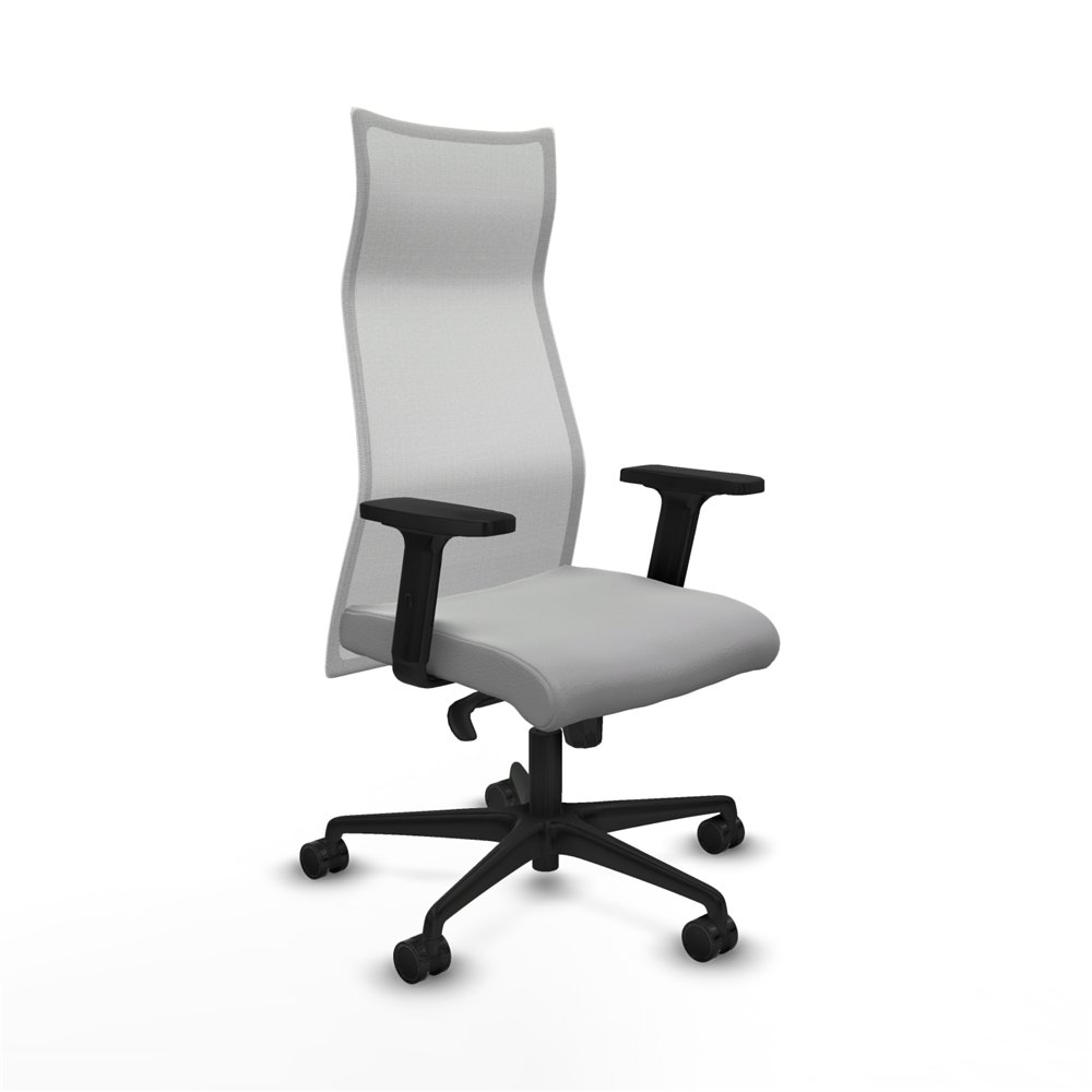 piqueras y crespo albacete malla sincro malla blanca similpiel gris claro brazos 2d base nailon ruedas 65 mm nailon