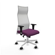 piqueras y crespo albacete malla sincro malla blanca similpiel morado brazos 1d base blanca ruedas 65 mm nailon