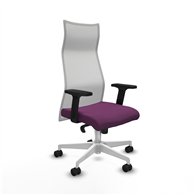 piqueras y crespo albacete malla sincro malla blanca similpiel morado brazos 2d base blanca ruedas 65 mm nailon