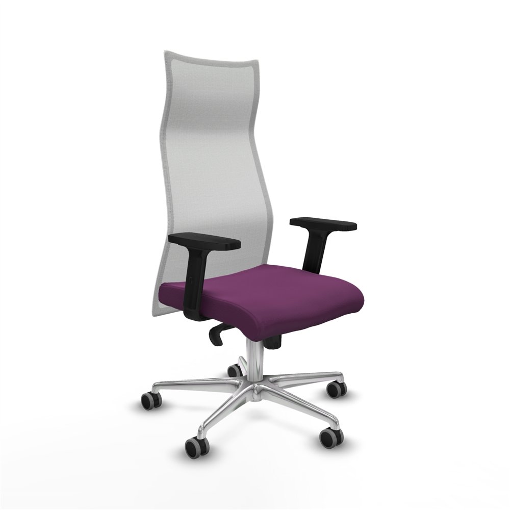 piqueras y crespo albacete malla sincro malla blanca similpiel morado brazos 2d base aluminio ruedas 65mm engomadas