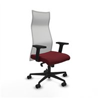 piqueras y crespo albacete malla sincro malla blanca similpiel granate brazos 2d base nailon ruedas 65 mm nailon