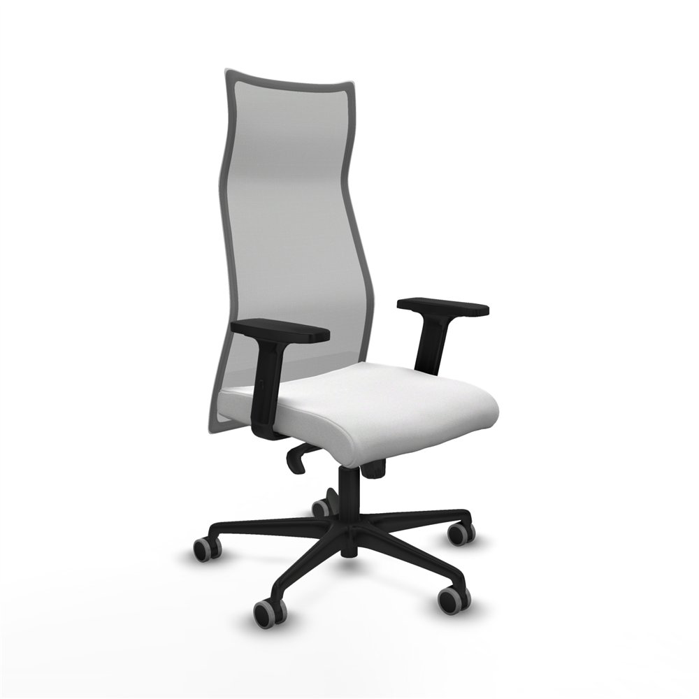 piqueras y crespo albacete malla sincro malla gris bali blanco brazos 2d base nailon ruedas 65mm engomadas