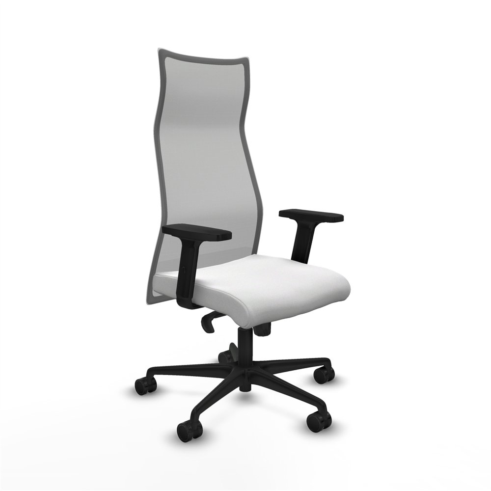 piqueras y crespo albacete malla sincro malla gris bali blanco brazos 2d base nailon ruedas 65 mm nailon
