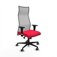piqueras y crespo albacete malla sincro malla gris bali rojo brazos 1d base nailon ruedas 65mm engomadas
