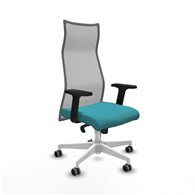 piqueras y crespo albacete malla sincro malla gris bali turquesa brazos 2d base blanca ruedas 65mm engomadas